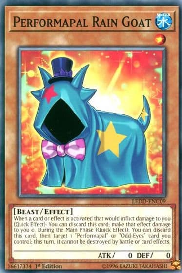 Performapal Rain Goat Legendary Dragon Decks Yu-Gi-Oh! card