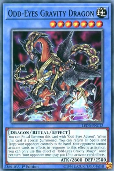 Odd Eyes Gravity Dragon Legendary Dragon Decks Yu-Gi-Oh! card