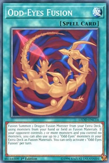 Odd Eyes Fusion Legendary Dragon Decks Yu-Gi-Oh! card