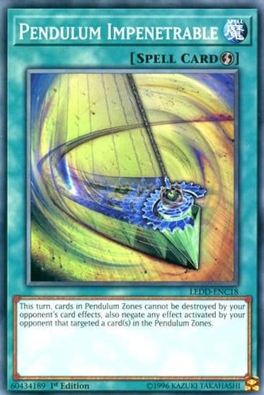 Pendulum Impenetrable Legendary Dragon Decks Yu-Gi-Oh! card