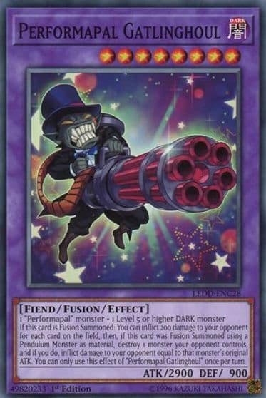 Performapal Gatlinghoul Legendary Dragon Decks Yu-Gi-Oh! card