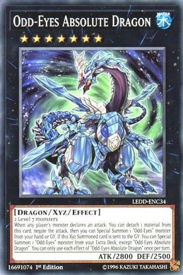 Odd Eyes Absolute Dragon Legendary Dragon Decks Yu-Gi-Oh! card