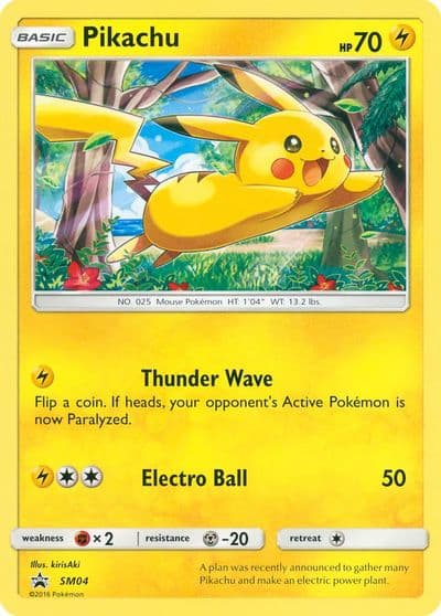 Pikachu - SM04 (Target Non-Holo) SM Promos Pokemon card