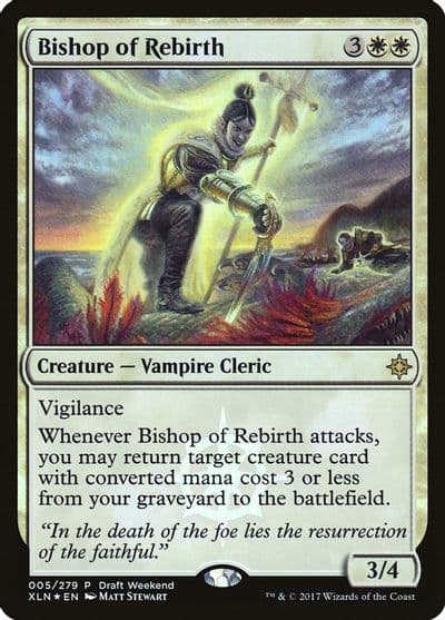 Bishop of Rebirth Draft Weekend Launch Party & Release Event Promos Magic card