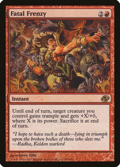 Fatal Frenzy Planar Chaos Magic card