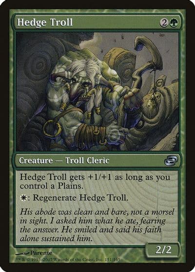 Hedge Troll Planar Chaos Magic card