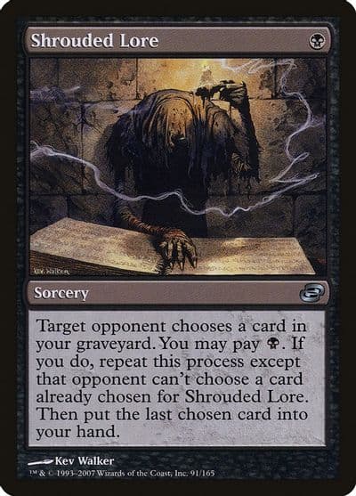 Shrouded Lore Planar Chaos Magic card