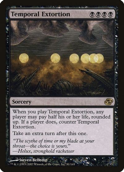 Temporal Extortion Planar Chaos Magic card