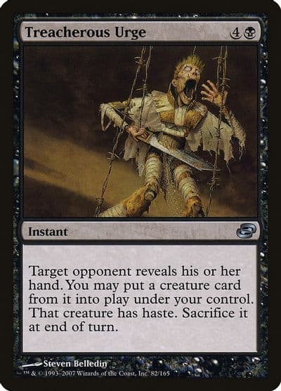 Treacherous Urge Planar Chaos Magic card
