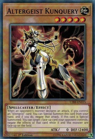 Altergeist Kunquery Circuit Break Yu-Gi-Oh! card