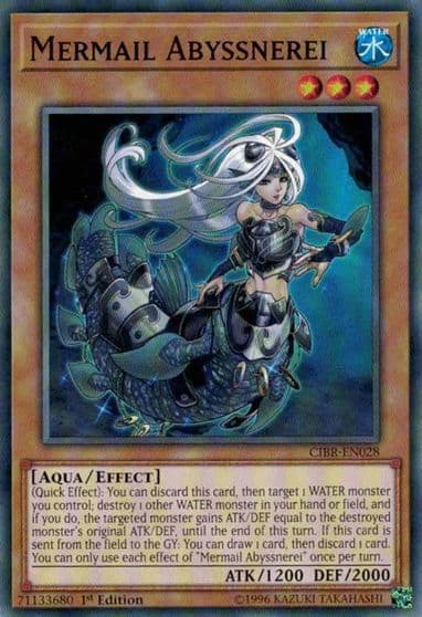 Mermail Abyssnerei Circuit Break Yu-Gi-Oh! card