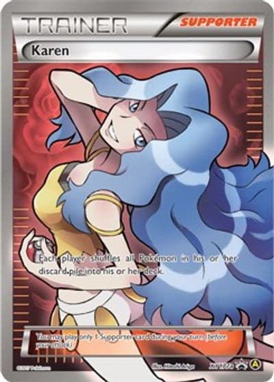 Karen - XY177a Alternate Art Promos Pokemon card