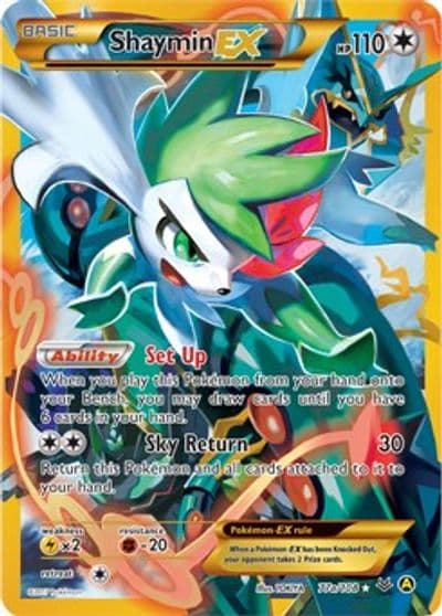 Shaymin EX 77a 108 Alternate Art Promos Pokemon card