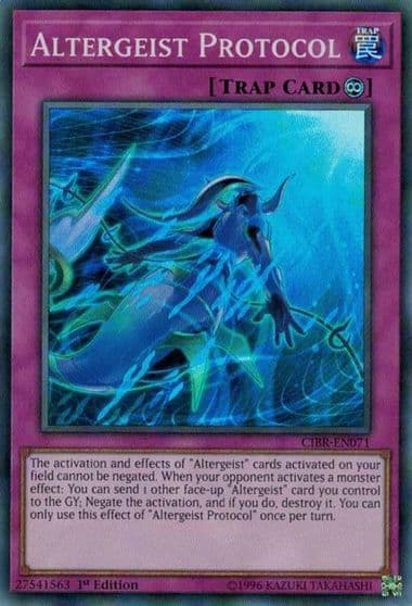 Altergeist Protocol Circuit Break Yu-Gi-Oh! card