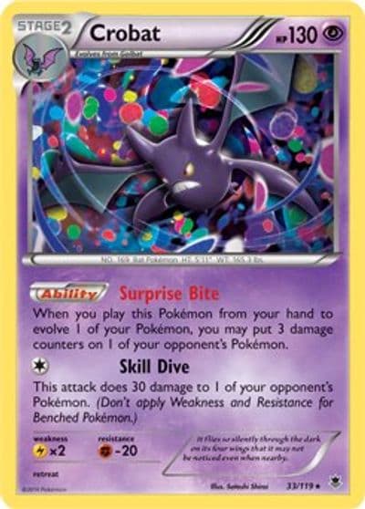 Crobat (Cosmos Holo) Miscellaneous Cards & Products Pokemon card