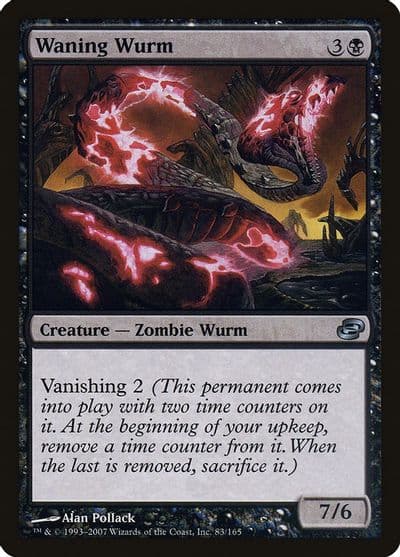 Waning Wurm Planar Chaos Magic card