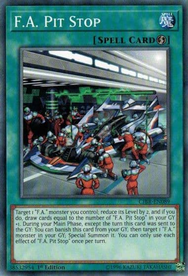 FA Pit Stop Circuit Break Yu-Gi-Oh! card