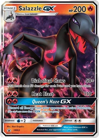 Salazzle GX - SM63 SM Promos Pokemon card