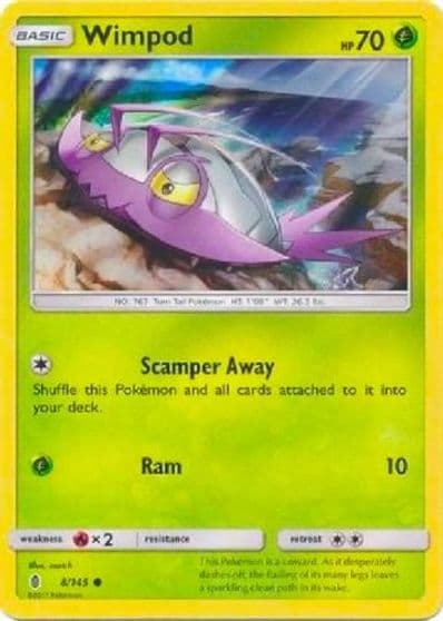 Wimpod (Collection Promo) League & Championship Cards Pokemon card