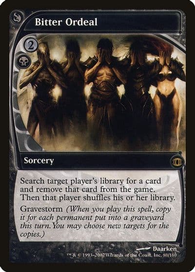 Bitter Ordeal Future Sight Magic card