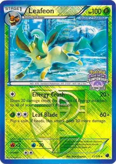 Leafeon (State Championships) League & Championship Cards Pokemon card