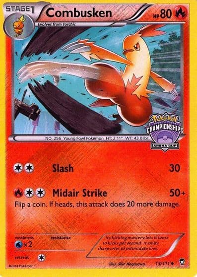 Combusken (Arena Cup Championships) League & Championship Cards Pokemon card