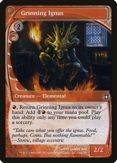 Grinning Ignus Future Sight Magic card