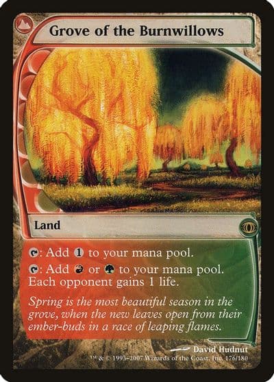 Grove of the Burnwillows Future Sight Magic card