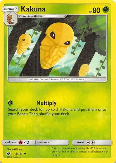 Kakuna SM - Crimson Invasion Pokemon card