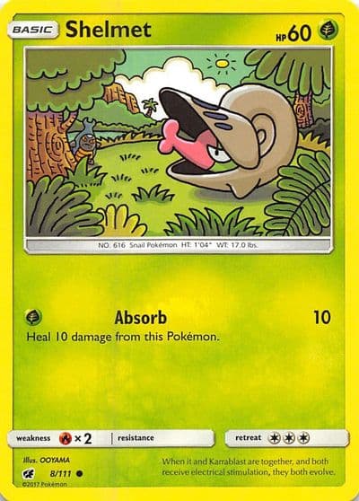 Shelmet SM - Crimson Invasion Pokemon card