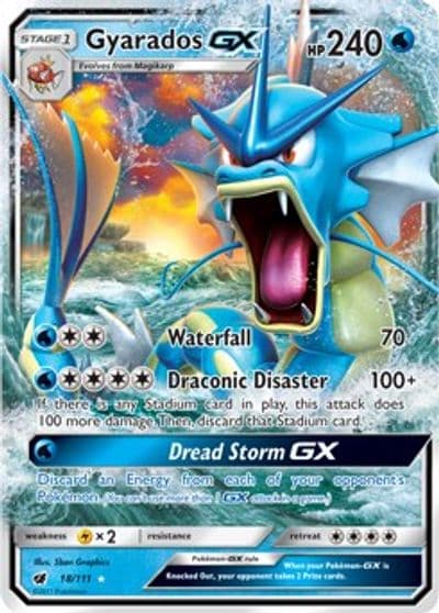 Gyarados GX SM - Crimson Invasion Pokemon card