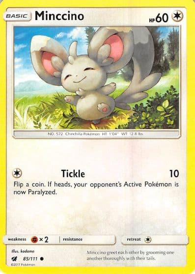 Minccino SM - Crimson Invasion Pokemon card