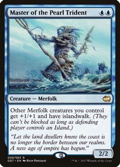 Master of the Pearl Trident Duel Decks: Merfolk vs. Goblins Magic card