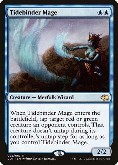 Tidebinder Mage Duel Decks: Merfolk vs. Goblins Magic card
