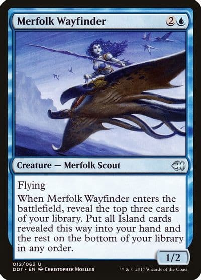Merfolk Wayfinder Duel Decks: Merfolk vs. Goblins Magic card