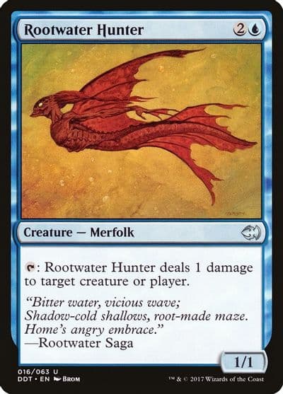 Rootwater Hunter Duel Decks: Merfolk vs. Goblins Magic card