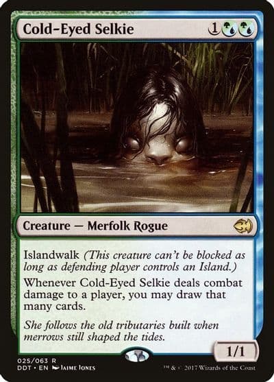 Cold Eyed Selkie Duel Decks: Merfolk vs. Goblins Magic card