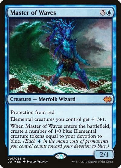 Master of Waves Duel Decks: Merfolk vs. Goblins Magic card