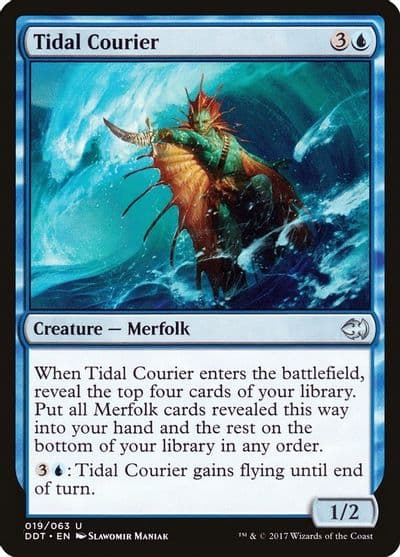 Tidal Courier Duel Decks: Merfolk vs. Goblins Magic card
