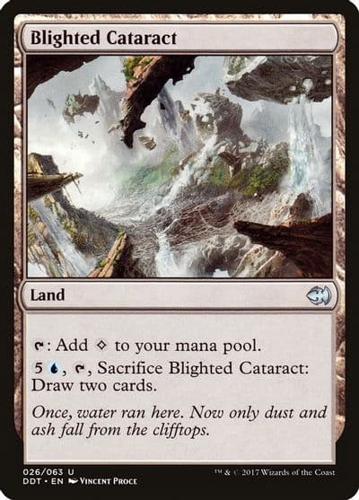 Blighted Cataract Duel Decks: Merfolk vs. Goblins Magic card