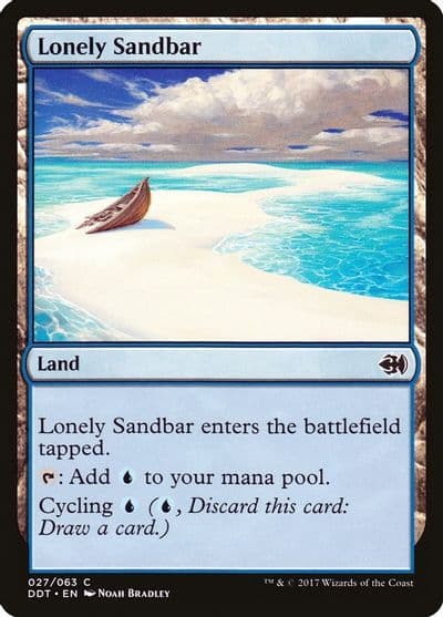 Lonely Sandbar Duel Decks: Merfolk vs. Goblins Magic card