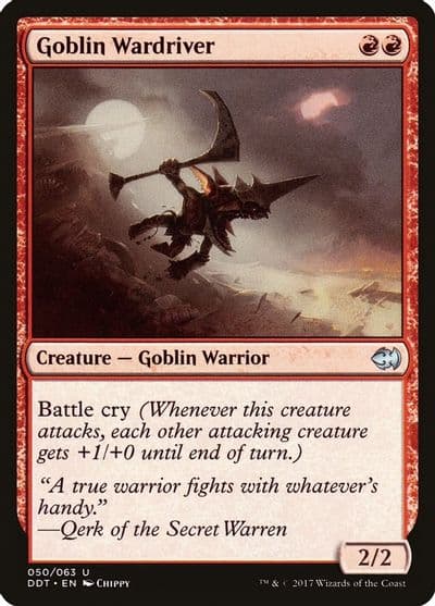 Goblin Wardriver Duel Decks: Merfolk vs. Goblins Magic card