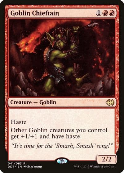 Goblin Chieftain Duel Decks: Merfolk vs. Goblins Magic card