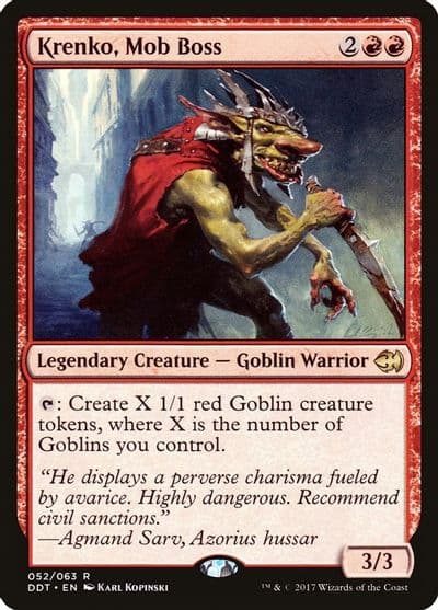 Krenko Mob Boss Duel Decks: Merfolk vs. Goblins Magic card