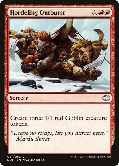 Hordeling Outburst Duel Decks: Merfolk vs. Goblins Magic card