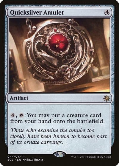 Quicksilver Amulet Explorers of Ixalan Magic card