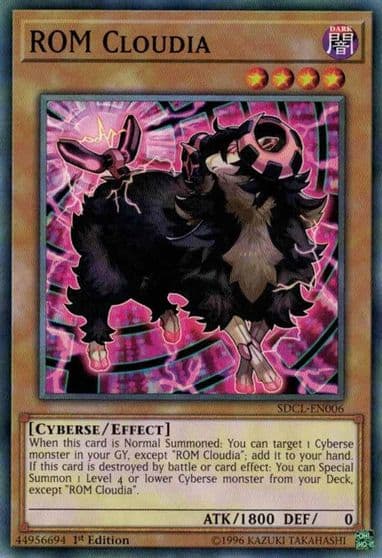 ROM Cloudia Structure Deck: Cyberse Link Yu-Gi-Oh! card