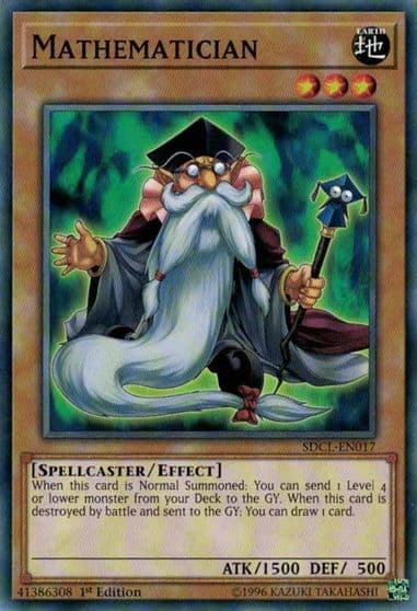 Mathematician Structure Deck: Cyberse Link Yu-Gi-Oh! card