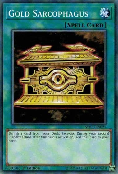 Gold Sarcophagus Structure Deck: Cyberse Link Yu-Gi-Oh! card