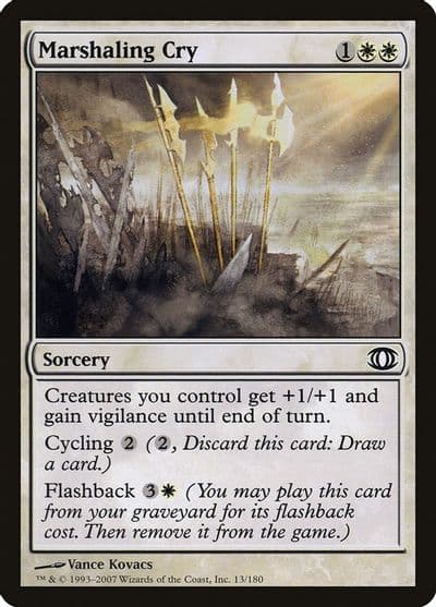 Marshaling Cry Future Sight Magic card